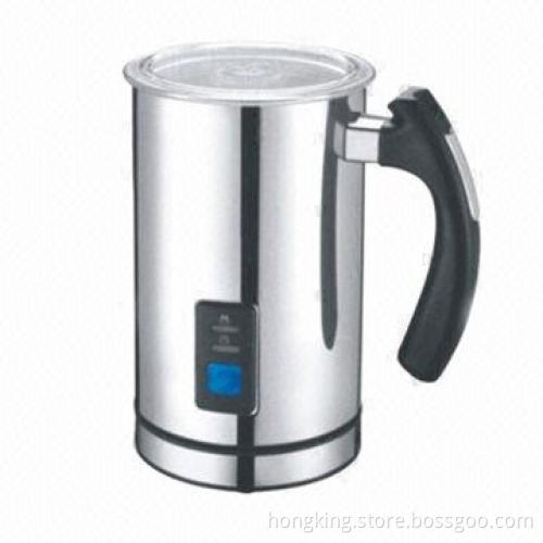 Milk Frother with Double Stainless Steel Jug and 250mL Capacity